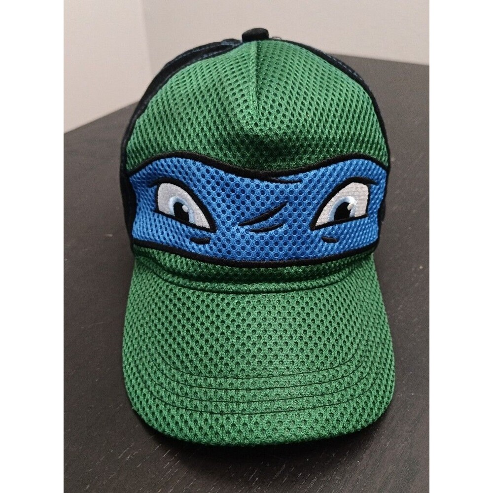 Leonardo Teenage Mutant Ninja Turtle Hat Youth One Size Cap TMNT Green Blue